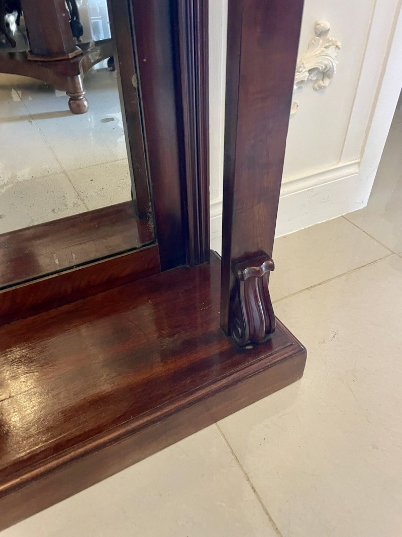 Fine Pair of Antique William IV Quality Mahogany Console Tables - Image 13